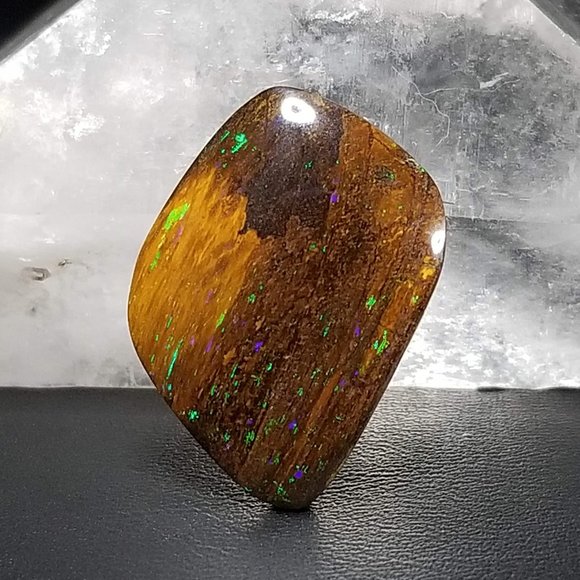 Stellar Australian Koroit Opal * 25.41 x 19.06 x 4.61mm * flashy boulder opal - Picture 7 of 17